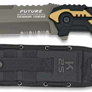 32122 - Couteau jaune K25 Future. Lame 12.5 cm