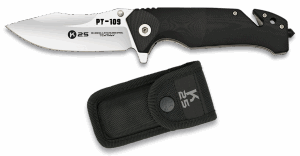 18234 - Couteau pliant K25 G10 noir. PT-109