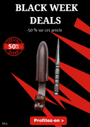 Opération BLACK WEEK -50% sur cet article Dague en acier Damas 256 couches DG1