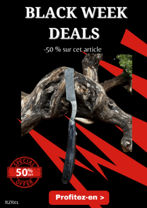 Opération BLACK WEEK -50% sur cet article Couteau damas coupe choux RZR01