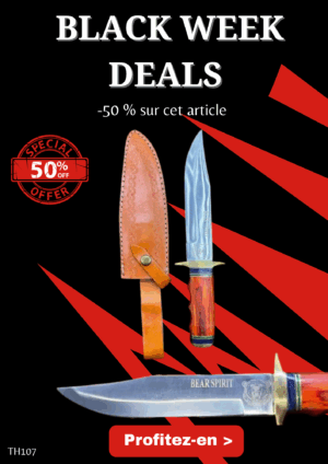 Opération BLACK WEEK -50% sur cet article Magnifique Bowie “BEAR SPIRIT” ref TH107