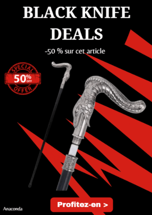Opération BLACK WEEK -50% sur cet article Canne de marche "Anaconda"