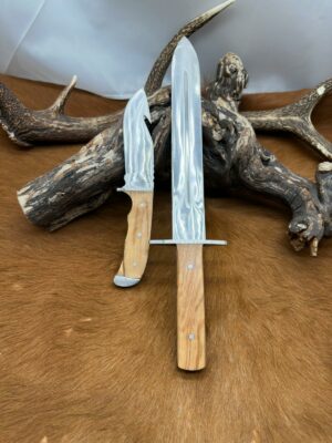 Set de chasseur: Dague de chasse + Couteau a dépecé ref SDC001