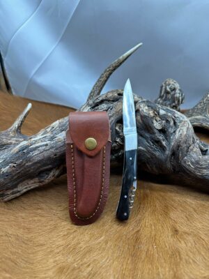 Magnifique Couteau de poche pliant Pradel, manche en Corne ref CO01