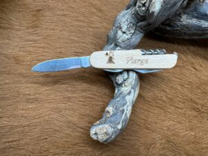 Couteau Multifonction Gravé Signe astrologique “Vierge” (Gravure Prénom Offerte) CSA22