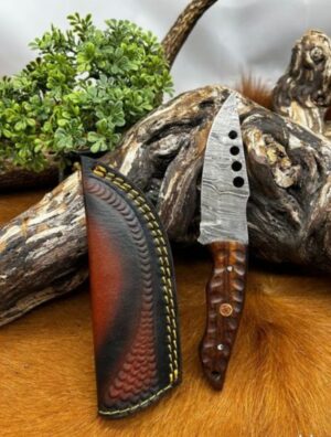 Lot de 3 couteaux lame acier damas ref DM345