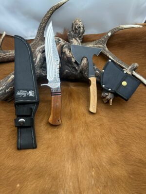 Set de Couteau + Petite hachette ‘’Columbia’’ Offerte ref Scb11