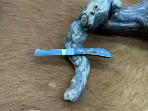 Couteau type : Greffoir manche en Corne Gravé (Gravure Prénom Offerte) ref G2530