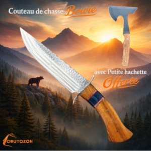 Set de Couteau + Petite hachette ”Columbia” Offerte ref Scb29