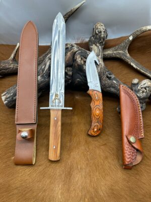Set du chasseur: Dague de chasse + Couteau a dépecé ref STH12