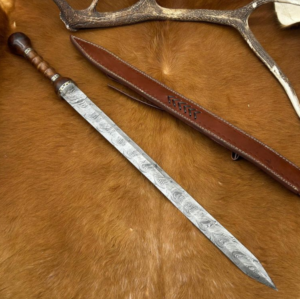 Damascus Gladius Sword - Épée Romaine damas de gladiateurs - 512 couches_ER