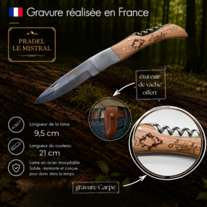 Couteau de poche Pradel le Mistral avec CARPE C1102carpe