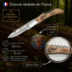 Couteau de poche Pradel le Mistral avec silure C1102silure