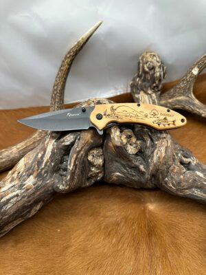 Couteau de poche BULL D’OC avec Barbeau ref CAB2BARBEAU