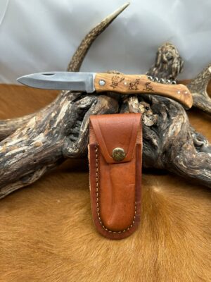 Couteau de poche avec gravure Cerf CDP522