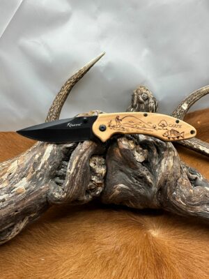 Couteau de poche BULL D’OC avec Carpe ref CAB2CARPE